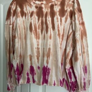 Cute and comfy tie-dye sweatshirt by Z Supply.